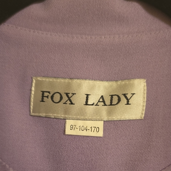 FOX LADY Elegant Purple Trench Coat with Tailored Fit - Picture 2 of 13